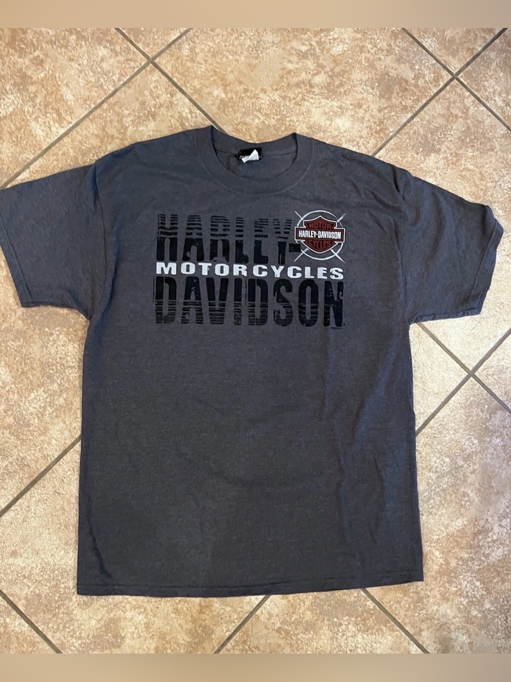 Harley Davidson Motorcycles T-Shirt Lancaster PA Gray Men’s XL